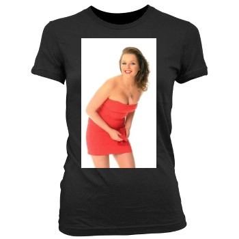 Helen Flanagan Women's Junior Cut Crewneck T-Shirt