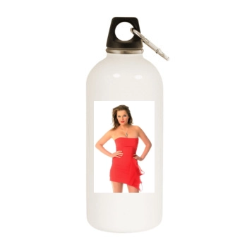 Helen Flanagan White Water Bottle With Carabiner