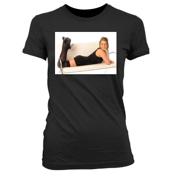 Helen Flanagan Women's Junior Cut Crewneck T-Shirt