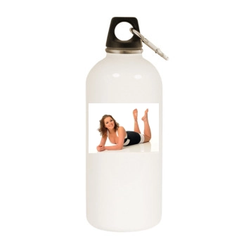 Helen Flanagan White Water Bottle With Carabiner