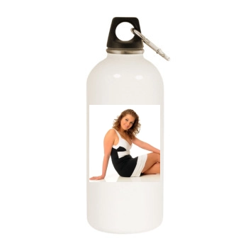 Helen Flanagan White Water Bottle With Carabiner