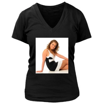 Helen Flanagan Women's Deep V-Neck TShirt