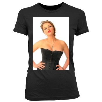 Helen Flanagan Women's Junior Cut Crewneck T-Shirt