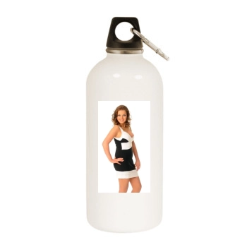 Helen Flanagan White Water Bottle With Carabiner