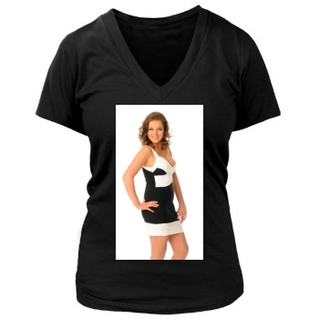 Helen Flanagan Women's Deep V-Neck TShirt