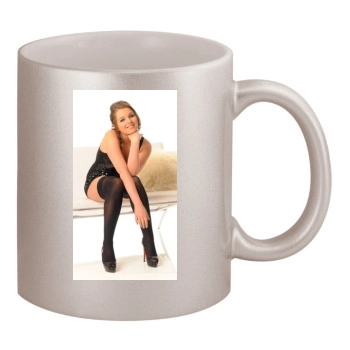 Helen Flanagan 11oz Metallic Silver Mug