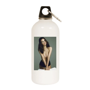 Helen Flanagan White Water Bottle With Carabiner