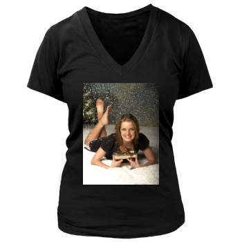 Helen Flanagan Women's Deep V-Neck TShirt