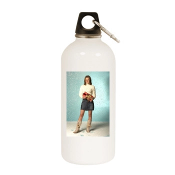 Helen Flanagan White Water Bottle With Carabiner