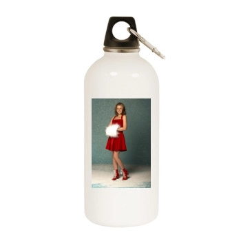 Helen Flanagan White Water Bottle With Carabiner