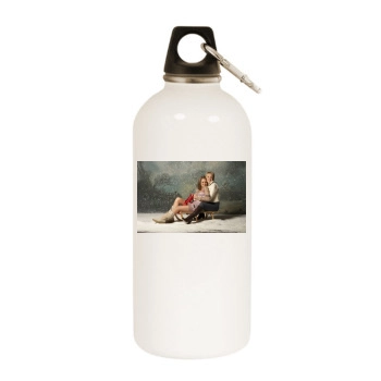 Helen Flanagan White Water Bottle With Carabiner