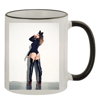 Helen Flanagan 11oz Colored Rim & Handle Mug