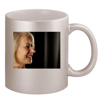 Helen Mirren 11oz Metallic Silver Mug