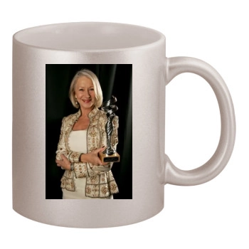 Helen Mirren 11oz Metallic Silver Mug