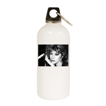 Helen Mirren White Water Bottle With Carabiner