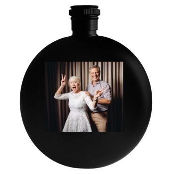 Helen Mirren Round Flask