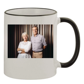 Helen Mirren 11oz Colored Rim & Handle Mug