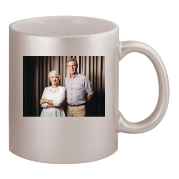 Helen Mirren 11oz Metallic Silver Mug