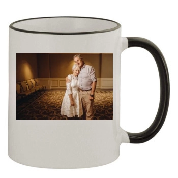 Helen Mirren 11oz Colored Rim & Handle Mug