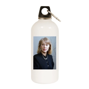 Helen Mirren White Water Bottle With Carabiner