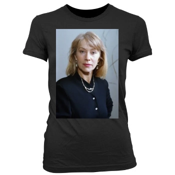 Helen Mirren Women's Junior Cut Crewneck T-Shirt