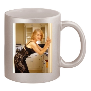 Helen Mirren 11oz Metallic Silver Mug