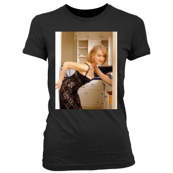 Helen Mirren Women's Junior Cut Crewneck T-Shirt