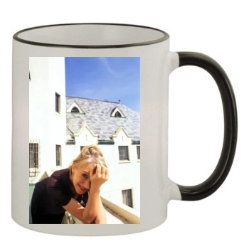 Helen Mirren 11oz Colored Rim & Handle Mug