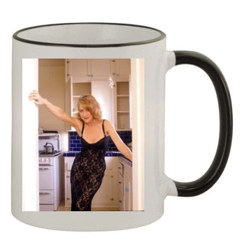 Helen Mirren 11oz Colored Rim & Handle Mug