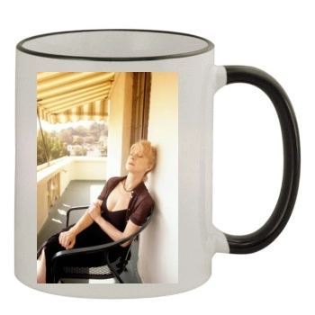 Helen Mirren 11oz Colored Rim & Handle Mug