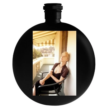 Helen Mirren Round Flask