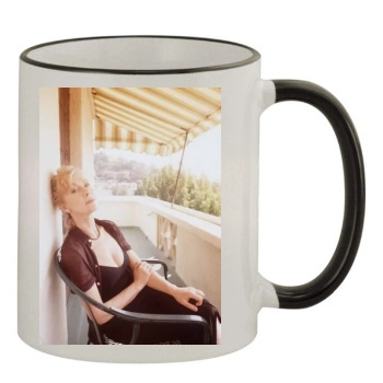 Helen Mirren 11oz Colored Rim & Handle Mug