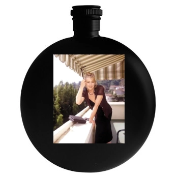 Helen Mirren Round Flask