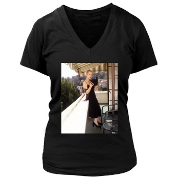 Helen Mirren Women's Deep V-Neck TShirt