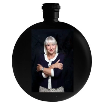 Helen Mirren Round Flask