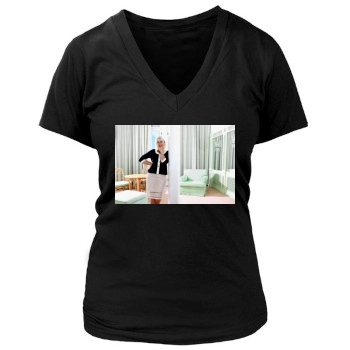 Helen Mirren Women's Deep V-Neck TShirt