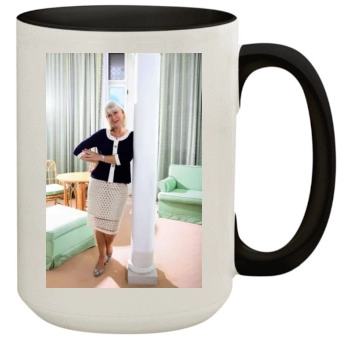 Helen Mirren 15oz Colored Inner & Handle Mug