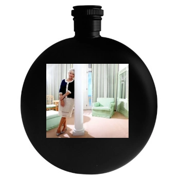 Helen Mirren Round Flask