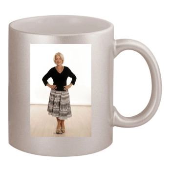 Helen Mirren 11oz Metallic Silver Mug