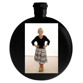 Helen Mirren Round Flask