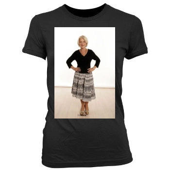 Helen Mirren Women's Junior Cut Crewneck T-Shirt