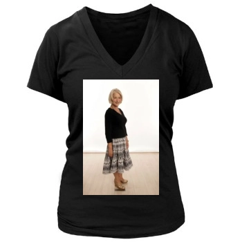 Helen Mirren Women's Deep V-Neck TShirt