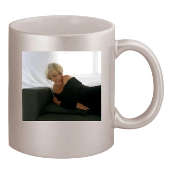 Helen Mirren 11oz Metallic Silver Mug