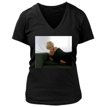 Helen Mirren Women's Deep V-Neck TShirt