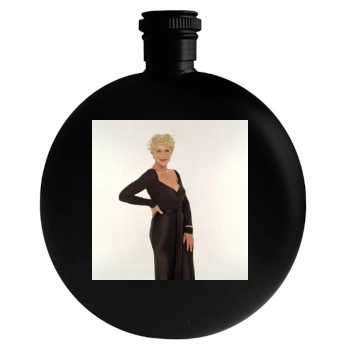 Helen Mirren Round Flask