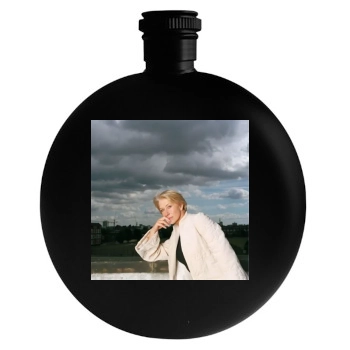 Helen Mirren Round Flask