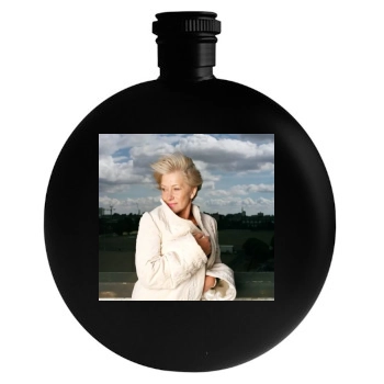 Helen Mirren Round Flask