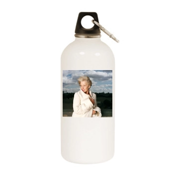 Helen Mirren White Water Bottle With Carabiner