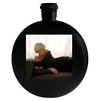 Helen Mirren Round Flask