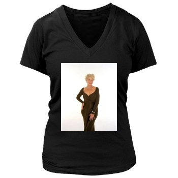 Helen Mirren Women's Deep V-Neck TShirt